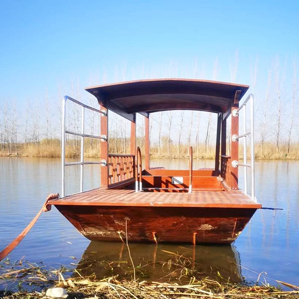 鋁合金仿木質傳統結構搖櫓船