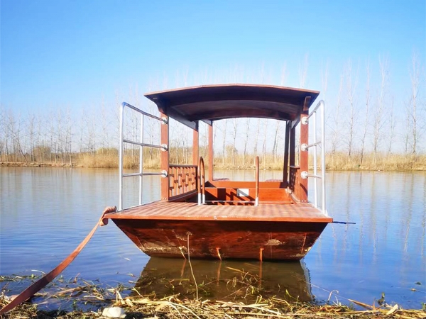 鋁合金仿木質傳統結構搖櫓船